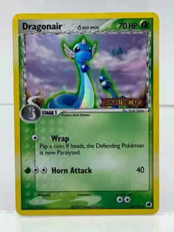 2006 Pokemon Dragon Frontiers 8/101 Dragonair (Delta Species) Reverse Holo STAMP - Image 1