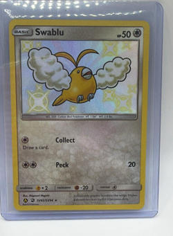 Swablu SV42/SV94 Rare Shiny Hidden Fates Shiny Vault Pokemon NM - Image 1