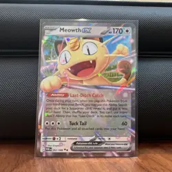 Pokemon TCG Meowth EX Holo Promo 062/088 Basic 170 HP 60 Attack POR BI - Image 1