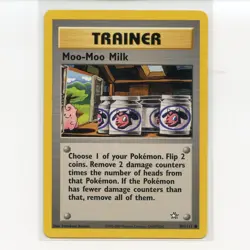 Pokemon TCG Moo-Moo Milk 101/111 WotC Neo Genesis Regular Common Card EN-LP 2000 - Image 1