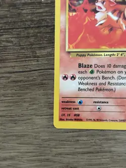 Pokemon TCG Blaine's Growlithe Gym Heroes Common Regular 62/132 English - Image 5