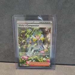 Pokemon Wally's Compassion 186/132 Special Illustration Rare Holo Trainer - Image 1
