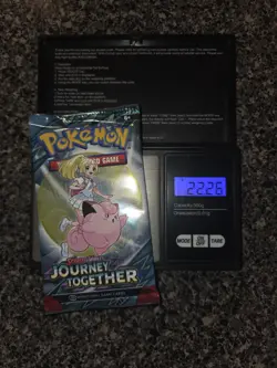 Pokemon Very Heavy (22.26gs!) Journey Together Booster Pack Factory Sealed - Image 1