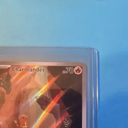 Pokemon Charmander 168/165 Scarlet & Violet 151 Illustration Rare Full Art Holo - Image 5