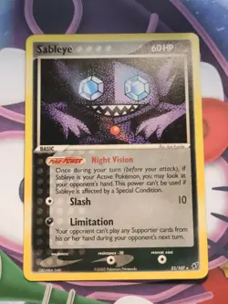 Pokemon TCG Sabeleye 23/107 Ex Deoxys Regular 2005 - Image 1