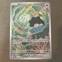 Clamperl 195/182 Sv10: Destined Rivals Holo Illustration Rare Pokemon TCG - Image 1