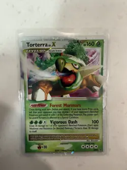 Pokemon Company Torterra LV.X DP09 DP Promo Holo English 2007 HP 160 - Image 1