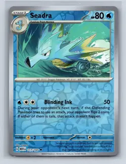 SEADRA 117/165 UC 151 POKEMON REVERSE HOLO NM - Image 1