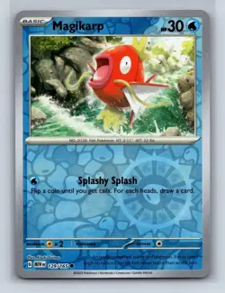 MAGIKARP 129/165 C 151 POKEMON REVERSE HOLO NM - Image 1