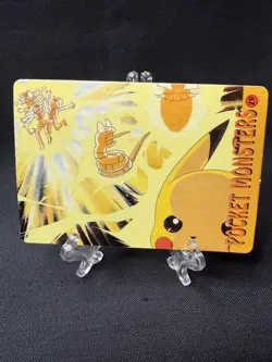 Pokemon Vintage Pocket Monsters Vending HOLO Prism Sticker Bandai 1999 Nintendo - Image 1