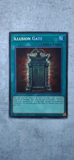 Yu-Gi-Oh! Maze of Muertos Konami Illusion Gate MZMU-EN023 1st Edition Spell - Image 1