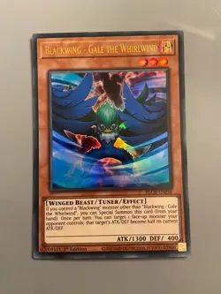 Blackwing - Gale the Whirlwind - 1st Edition Ultra Rare BLCR-EN056 Yugioh - Image 1