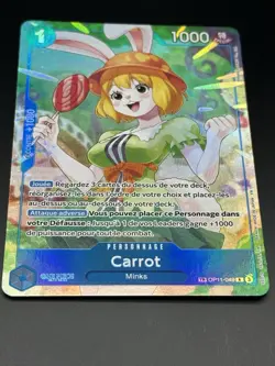 Carte One Piece French OP13 TR Carrot Op11-049 treasure FR NM+ - Image 2