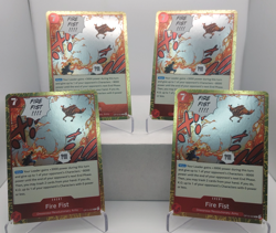 Fire Fist Playset OP15-020 x4 Adventure On Kami's Island One Piece TCG English - Image 1