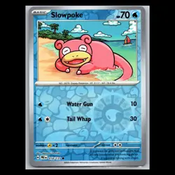 Slowpoke 018/131 Reverse Holo - TCG Prismatic Evolutions Pokemon Card - Image 1