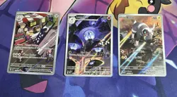 3 Pokemon Mixed Card Lot (Black Bolt And Stellar Crown) All NM - Image 3