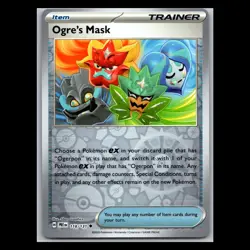 Ogre's Mask 118/131 Reverse Holo - TCG Prismatic Evolutions Pokemon Card - Image 1