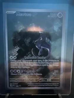 Pokemon Mewtwo Scarlet & Violet Black Star Promo Holo Card 052 NM Rare Full Art - Image 1