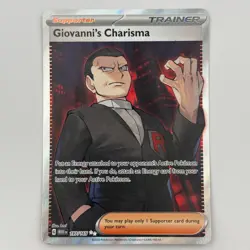 Giovanni's Charisma 197/165 151 English Full Art NM Pokemon Card - Image 1
