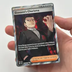 Giovanni's Charisma 197/165 151 English Full Art NM Pokemon Card - Image 2
