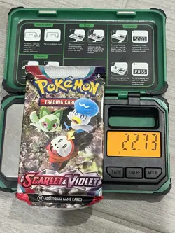 22.73g🔥VERY HEAVY Pokemon TCG Scarlet Violet Booster Pack! FACTORY SEALED!!!✅ - Image 1