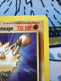 Brock's Primeape 35/132 Gym Challenge Unlimited Regular Pokemon TCG Card NM - Image 4