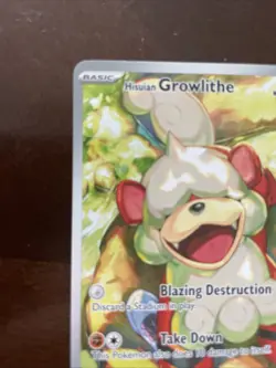 Pokemon TCG Hisuian Growlithe Illustration Rare Twilight Masquerade 181/167 - Image 4