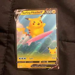Pokemon TCG - CELEBRATIONS - SURFING PIKACHU V 008/025 - Image 1