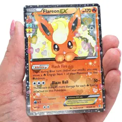 Pokemon Flareon EX RC6/RC32 Generations Radiant Collection Ultra Rare Holo MP - Image 4