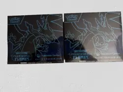 2x Pokemon TCG Phantasmal Flames Pokemon Center ETB 1 New Sealed 1 dmged - Image 1
