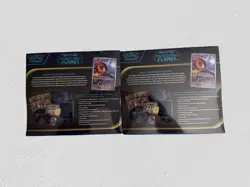 2x Pokemon TCG Phantasmal Flames Pokemon Center ETB 1 New Sealed 1 dmged - Image 3