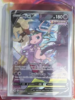 Pokemon Mew V Alternate Full Art Ultra Rare Holo 251/264 Fusion Strike - Image 1