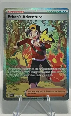 Pokemon Ethan's Adventure 236/182 Sv10 Destined Rivals Special Illustration Rar… - Image 1