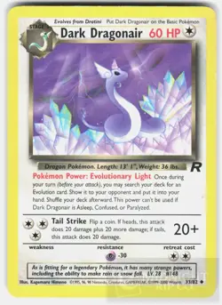 POKEMON DARK DRAGONAIR 33 TEAM ROCKET UNLIMITED MP - Image 1