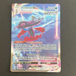 Pokemon Inteleon VMAX 266/264 Fusion Strike Secret Rare Alt Art Holo 320 HP - Image 1