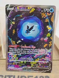 2023 POKEMON SWORD & SHIELD CROWN ZENITH #GG39 FULL ART/LUMINEON V - Image 1