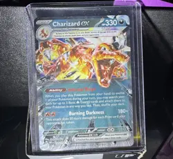 Pokemon TCG Obsidian Flames Charizard EX Holo Double Rare Card 125/197 NM - Image 2