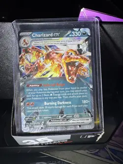 Pokemon TCG Obsidian Flames Charizard EX Holo Double Rare Card 125/197 NM - Image 3