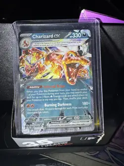 Pokemon TCG Obsidian Flames Charizard EX Holo Double Rare Card 125/197 NM - Image 4