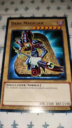 Yu-Gi-Oh! TCG Dark Magician LEDD-ENA01 Common 1st Edition NM Kazuki 1996 - Image 2