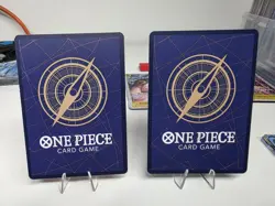 Bandai One Piece Shanks OP09-004 & Edward.Newgate OP13-042 Holo Lot of 2 - Image 2