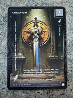 Wonders of the First Galaxy Slayer Mythic Rare Call of the Stones - Image 1