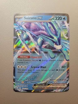 Pokemon TCG Suicune EX Classic Collection Trading Card 010/034 NM - Image 1