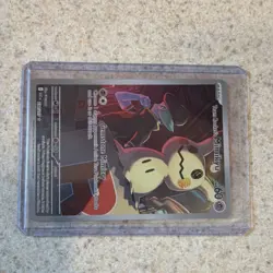 Pokemon TCG Team Rocket's Mimikyu Basic Psychic Card 60 HP 238/217 ASCN - Image 4