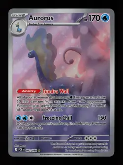 Aurorus 092/088 Holo ME03: Perfect Order Pokemon Card - Image 1