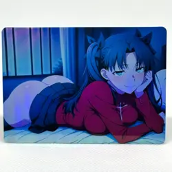 Fate Series Rin Tohsaka Goddess Anime Waifu ACG Foil Card - Image 1