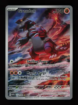 Groudon 199/182 Holo SV04: Paradox Rift Pokemon Card - Image 1
