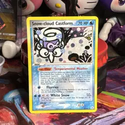 Snow-cloud Castform 25/101 Rare Hidden Legends Reverse Holo Pokemon Card - Image 1
