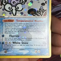 Snow-cloud Castform 25/101 Rare Hidden Legends Reverse Holo Pokemon Card - Image 5