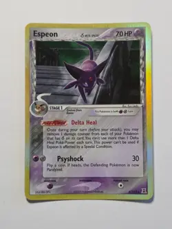 Espeon 4/113 EX Delta Species Rare Holo Pokemon Card 2005 - Excellent - Image 1